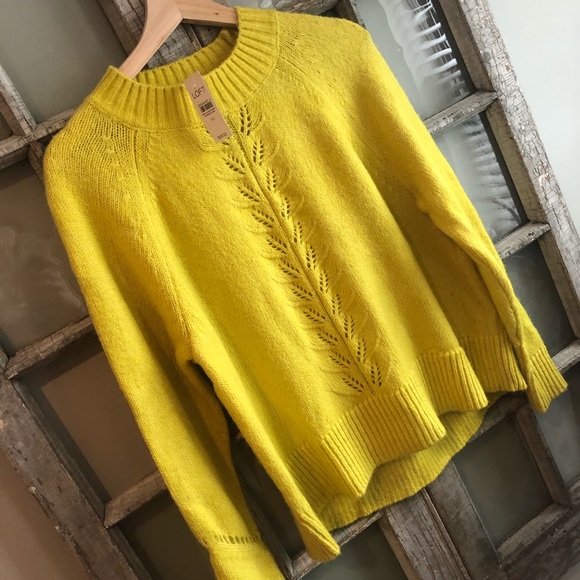 LOFT | Sweaters | Newloft Lemon Yellow Sweater | Poshmark
